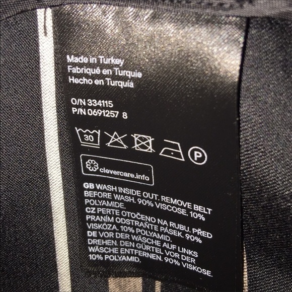 NWT H&M High Waisted Strap Pants Size 6 - Picture 6 of 6